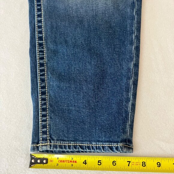 Vigoss Women's Distressed Stretch Skinny Blue Denim Jeans Plus Sz 22 NWOT - Picture 12 of 12